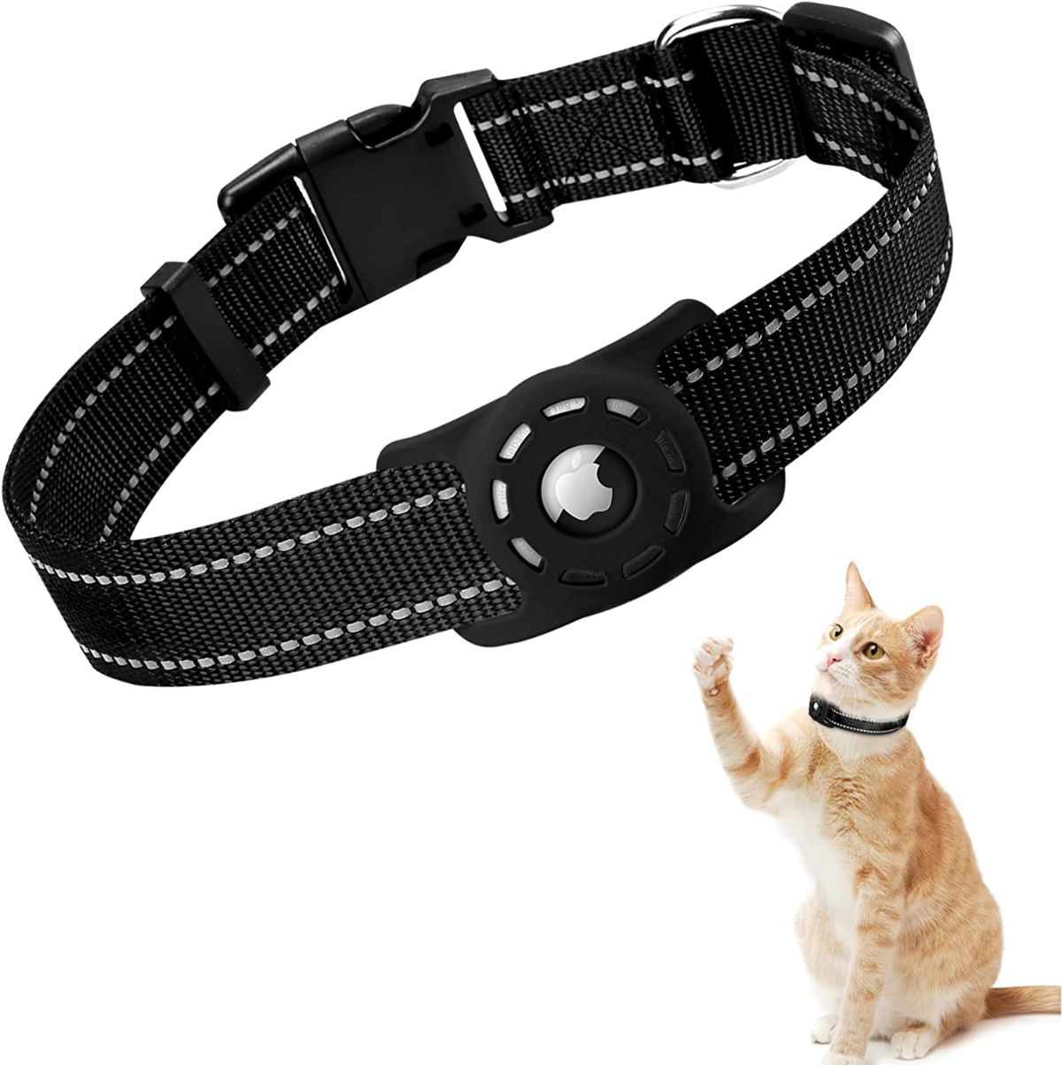 MOOGROU Reflective AirTag Collar