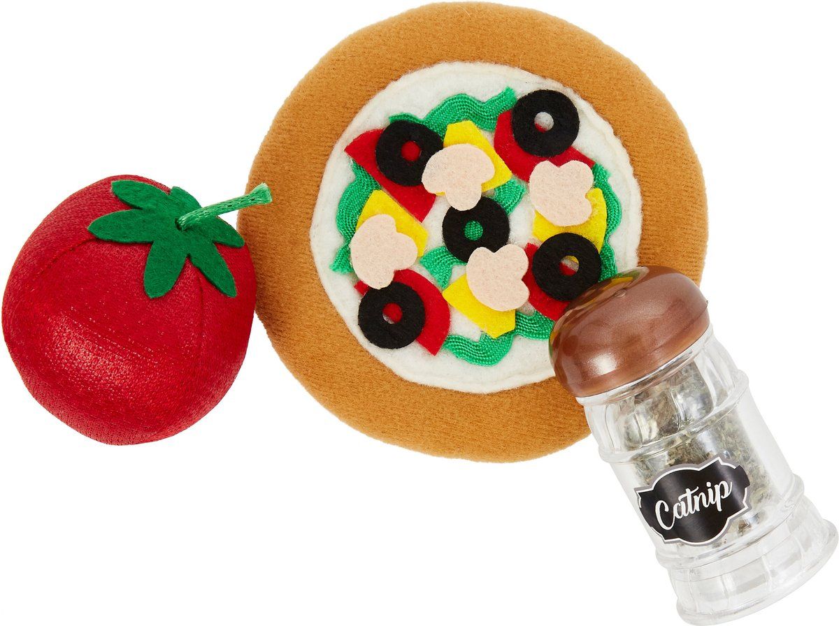 Pizza Party Plush Cat Toy