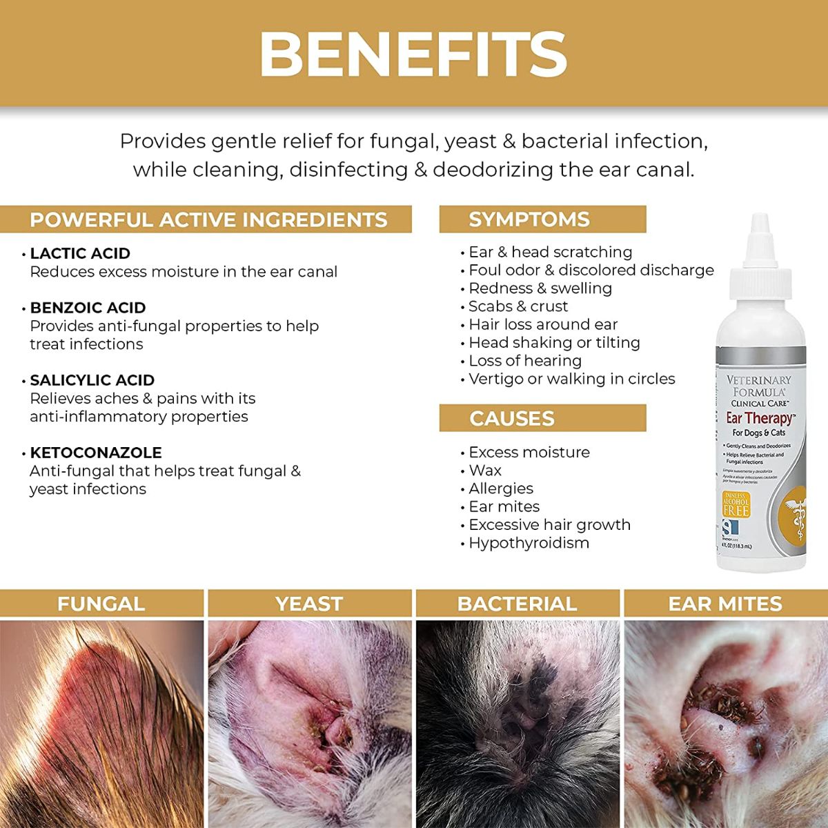 Veterinary Formula Clinical Care Ear Therapy