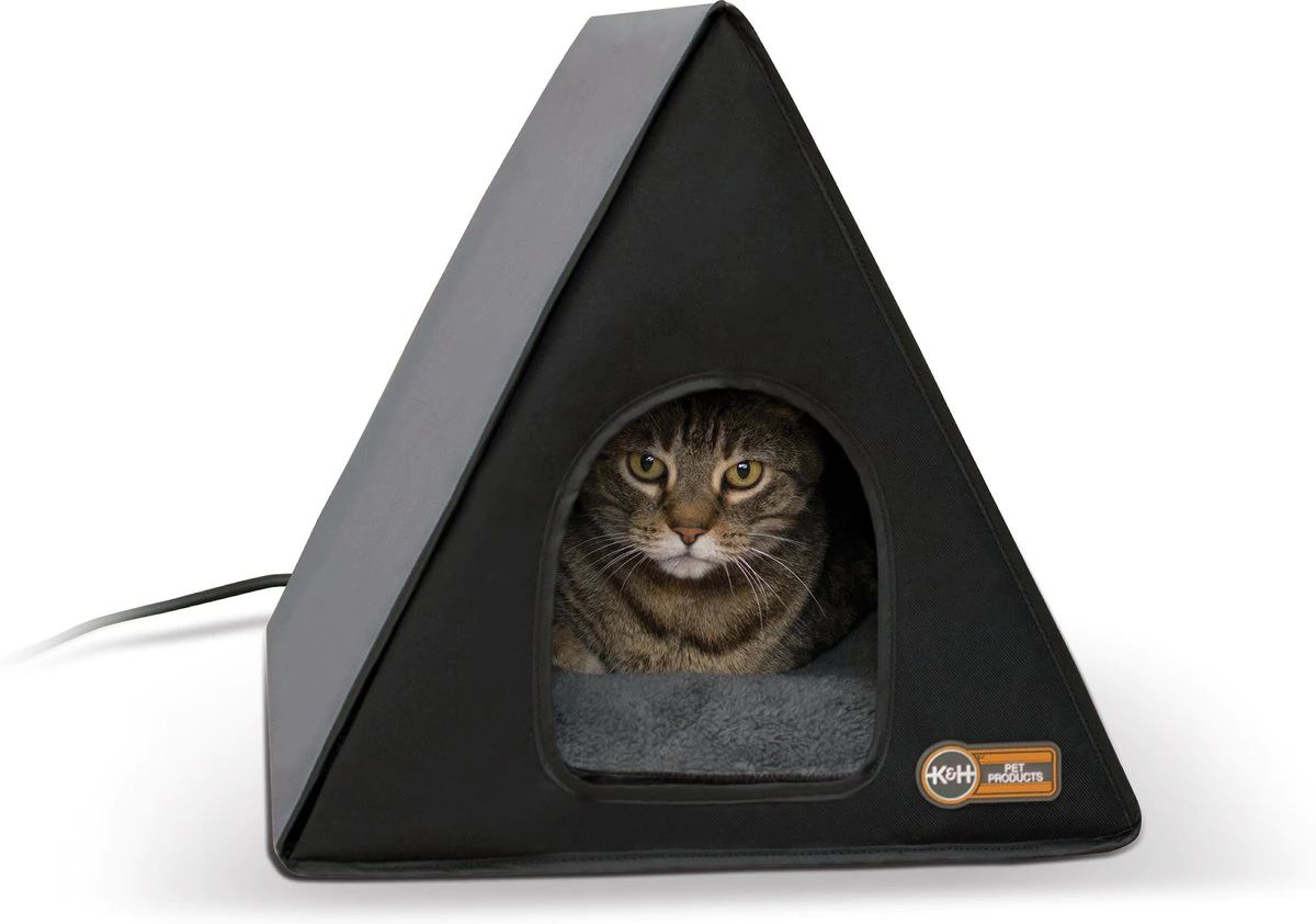 K&H Pet Heated A-Frame Cat House