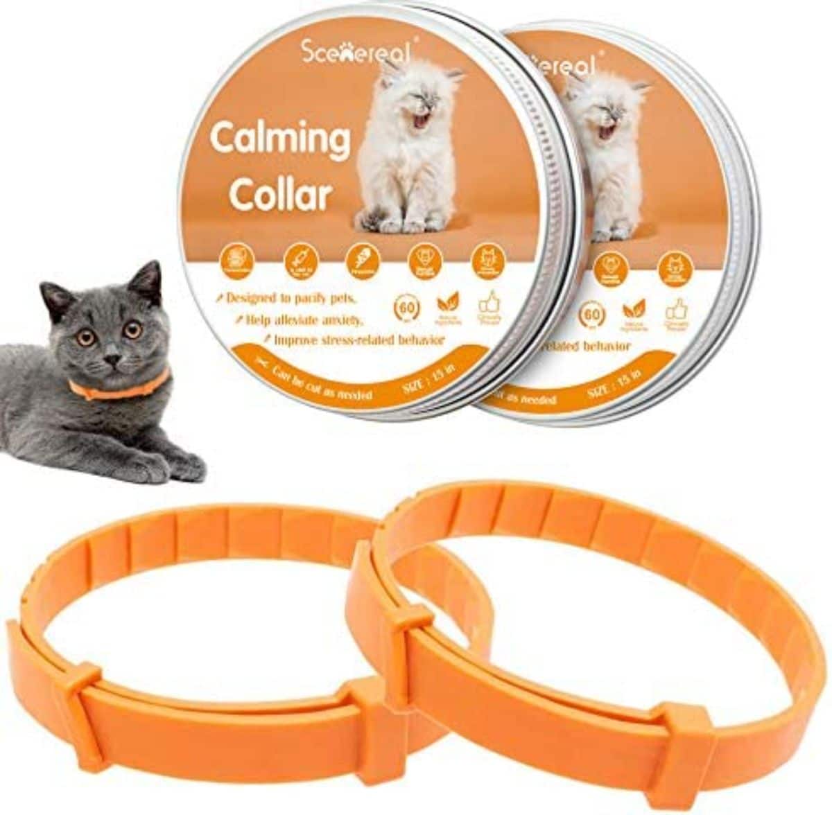 SCENEREAL Calming Collar for Cats