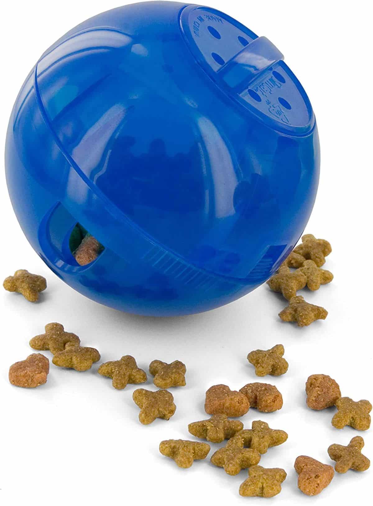 A Ball Full of Treats cat toy.