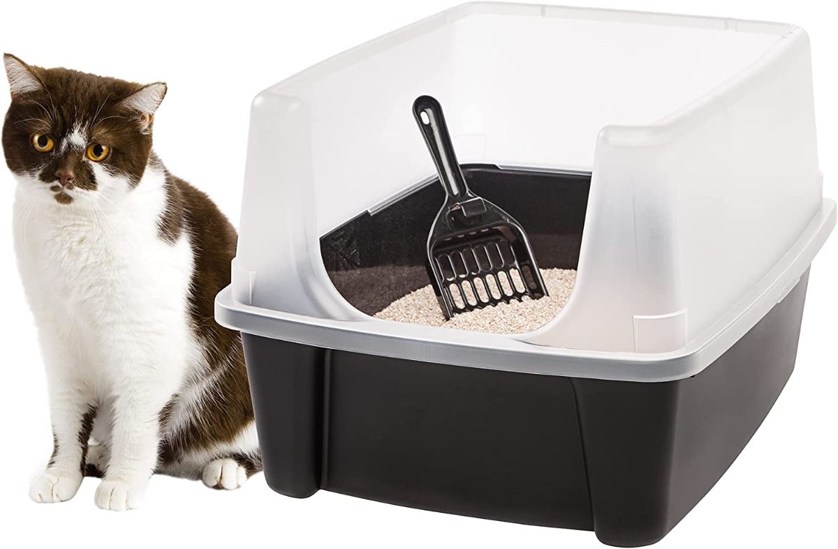 IRIS USA High-Sided Litter Box