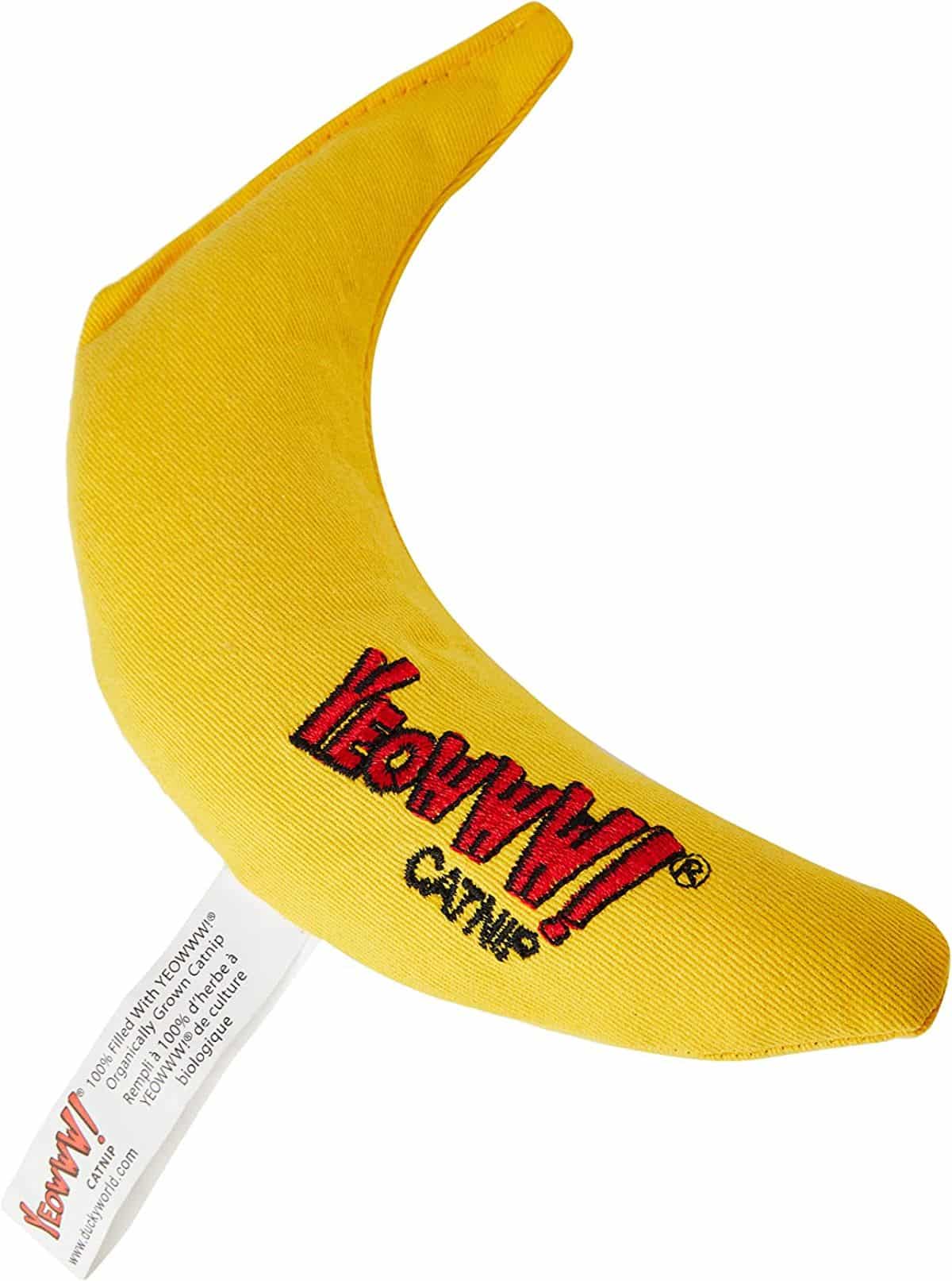 Yeowww! Catnip Banana cat toy