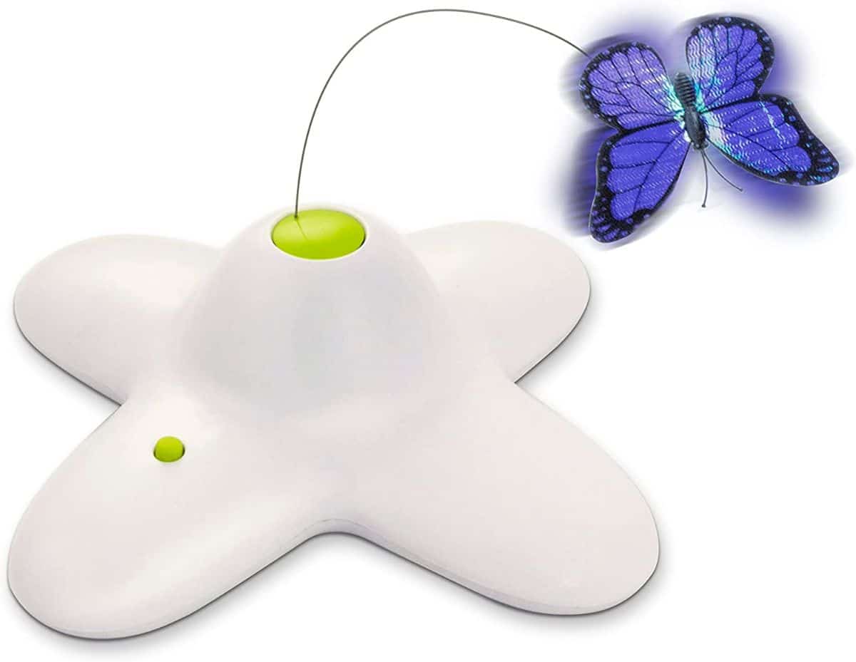 Flutter Bug cat toy.