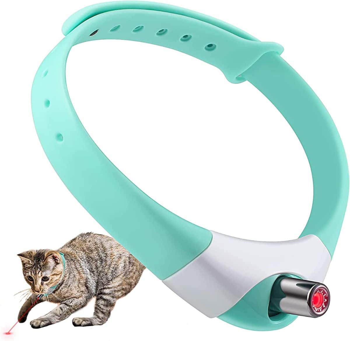 Wearable Automatic Cat Toy Collar
