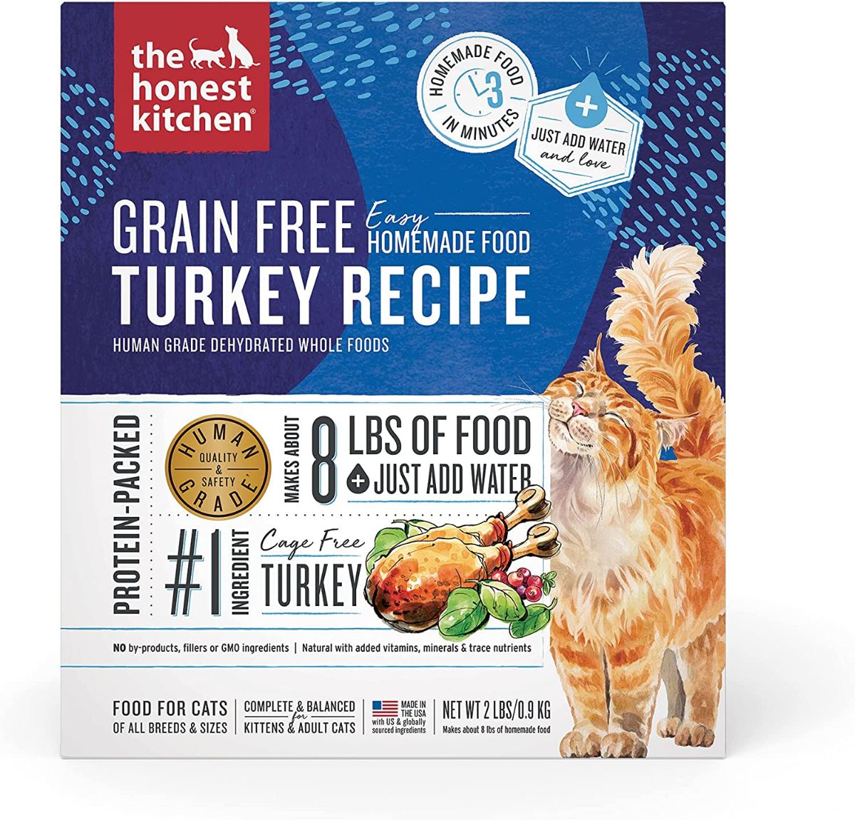 The Honest Kitchen Grain-Free Turkey Dehydrated Cat Food