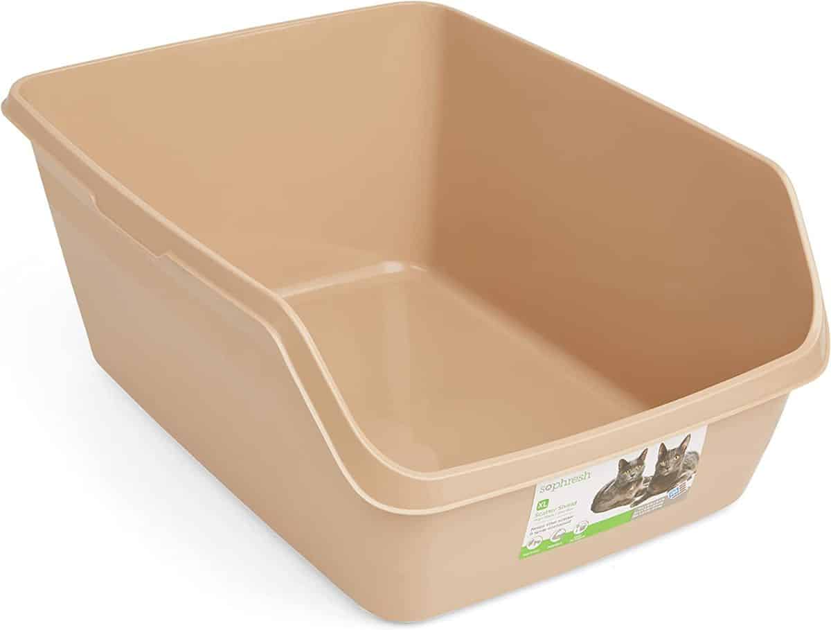 So Phresh Scatter Shield High-Back Litter Box