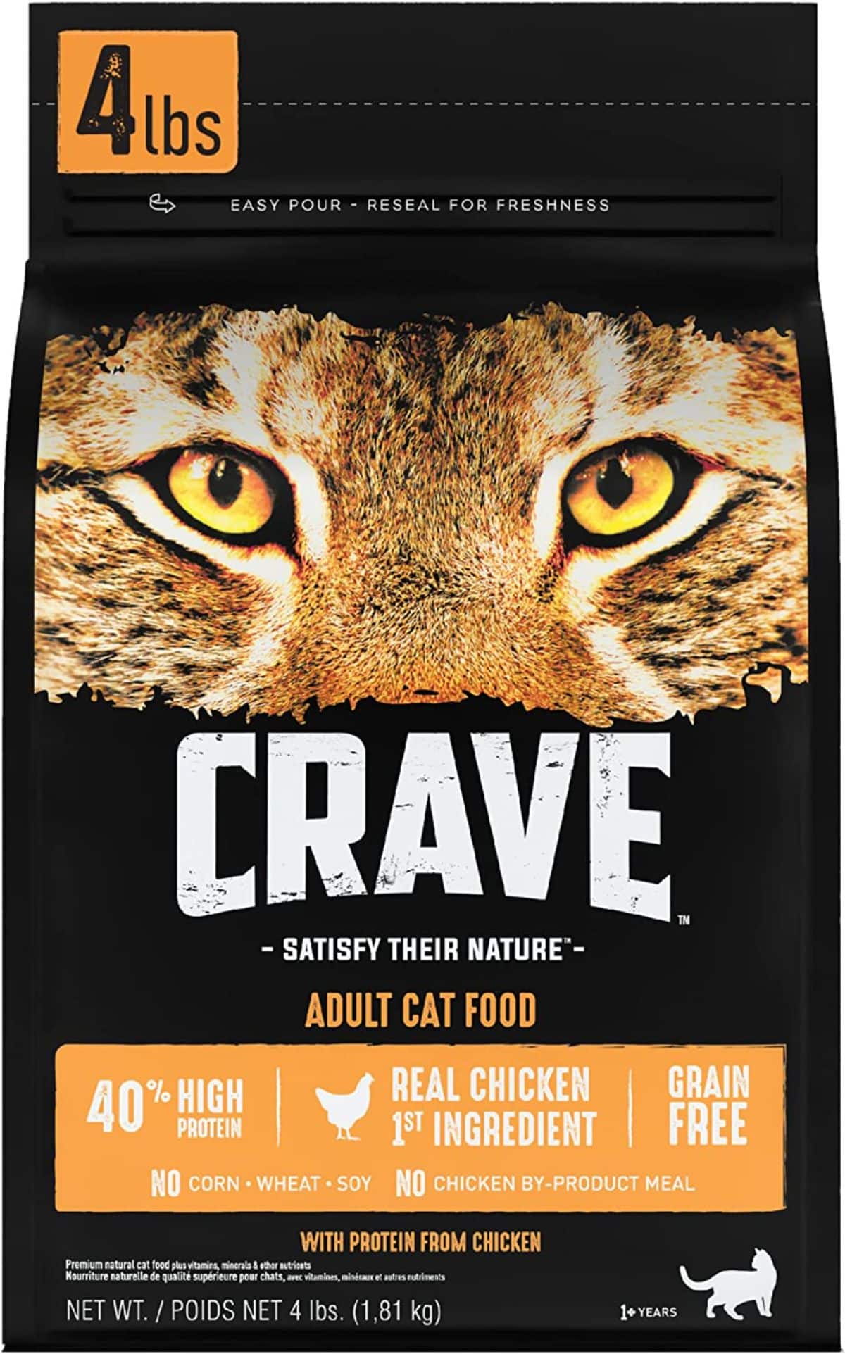 CRAVE Grain-Free Adult Natural Dry Cat Food