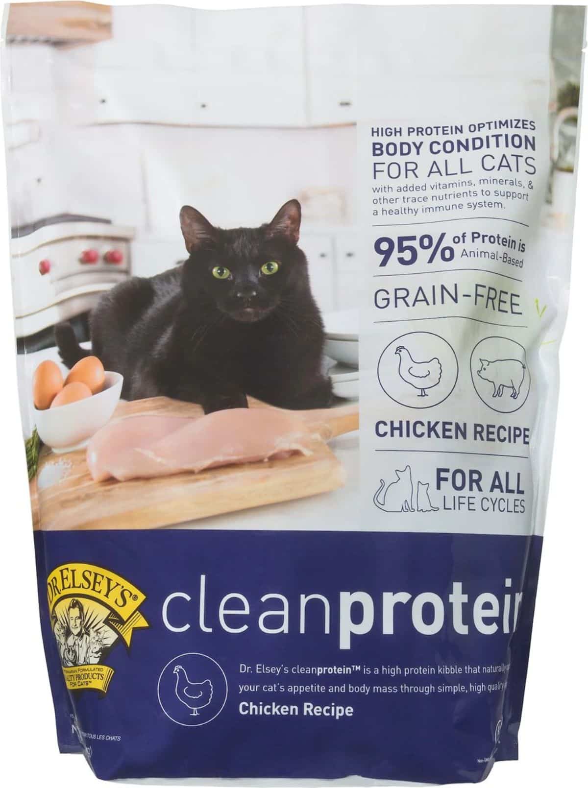 Elsey’s Clean Protein Chicken Formula Grain-Free Dry Cat Food
